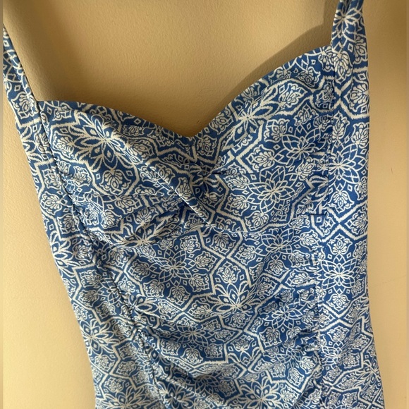 Bella Fiore blue white bathing suit bathing costume boy short bottom size small - Picture 3 of 6